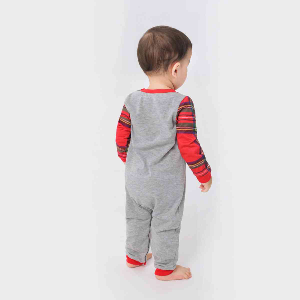 Baby MERRY CHRISTMAS Graphic Round Neck Jumpsuit